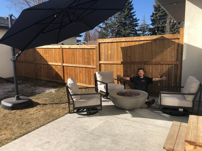 Treasure Garden Outdoor Living > Patio Furniture > Umbrellas > Cantilever TREASURE GARDEN AKZP13 PLUS CANTILEVER - OCTAGON SERIES - 13 FT