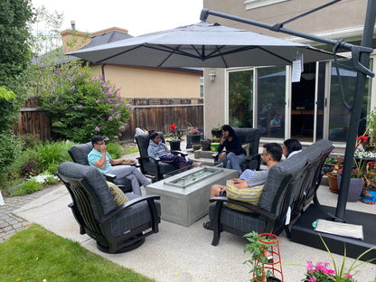 Treasure Garden Outdoor Living > Patio Furniture > Umbrellas > Cantilever TREASURE GARDEN AKZP13 PLUS CANTILEVER - OCTAGON SERIES - 13 FT