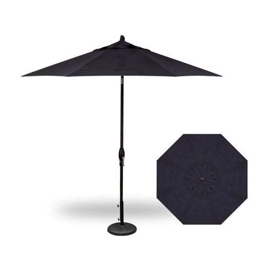 Treasure Garden Outdoor Living > Patio Furniture > Umbrellas > Market Treasure Garden UM8109 Auto Tilt Market Umbrella - Navy (4839) - 9 FT