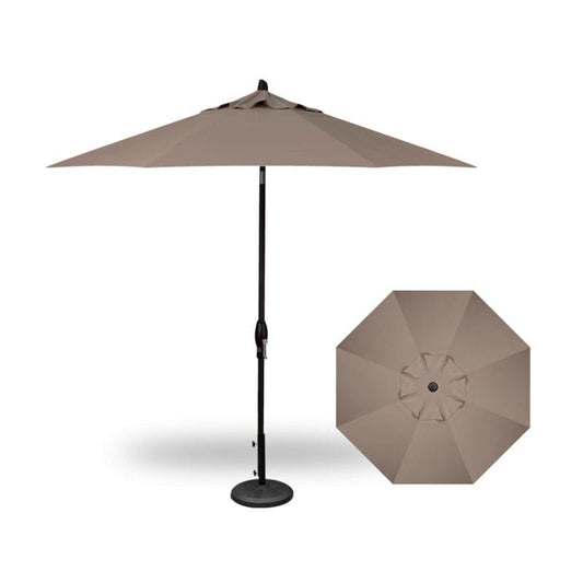 Treasure Garden Outdoor Living > Patio Furniture > Umbrellas > Market Treasure Garden UM8109 Auto Tilt Market Umbrella - Taupe (4861) - 9 FT