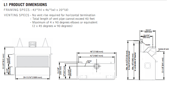 Valor Fireplaces > Gas Fireplaces > Direct Vent > Fireplace > Linear Valor L1 Linear Gas Fireplace