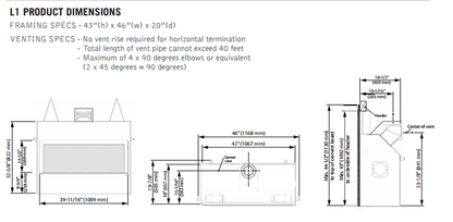 Valor Fireplaces > Gas Fireplaces > Direct Vent > Fireplace > Linear Valor L1 Linear Gas Fireplace