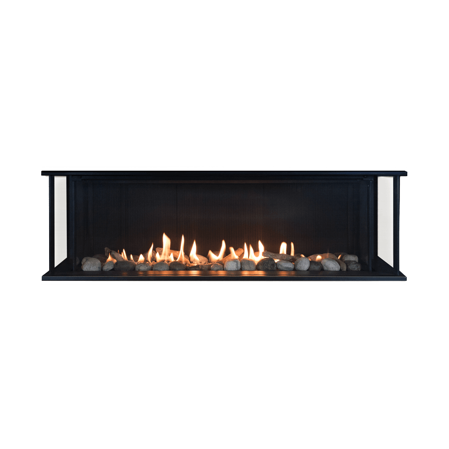 Valor Fireplaces > Gas Fireplaces > Direct Vent > Fireplace > Linear Valor LX2 3-Sided Gas Fireplace