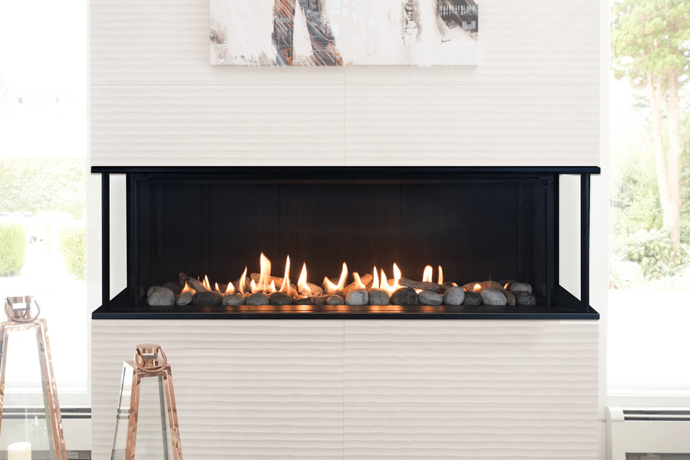 コロ助3号　Bosse & Baller 「Liebespaar」 Valor LX2 3-Sided Linear Gas Fireplace in Calgary, Toronto