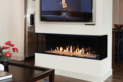 Valor Fireplaces > Gas Fireplaces > Direct Vent > Fireplace > Linear Valor LX2 3-Sided Gas Fireplace
