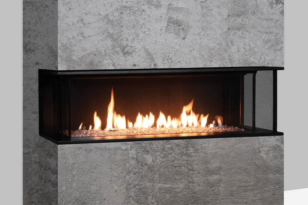 Valor Fireplaces > Gas Fireplaces > Direct Vent > Fireplace > Linear Valor LX2 3-Sided Gas Fireplace