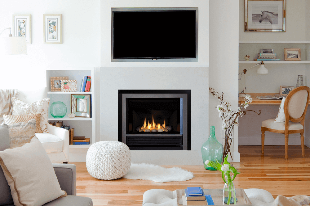 Valor Fireplaces > Gas Fireplaces > Direct Vent > Fireplace Valor Horizon Series Gas Fireplace
