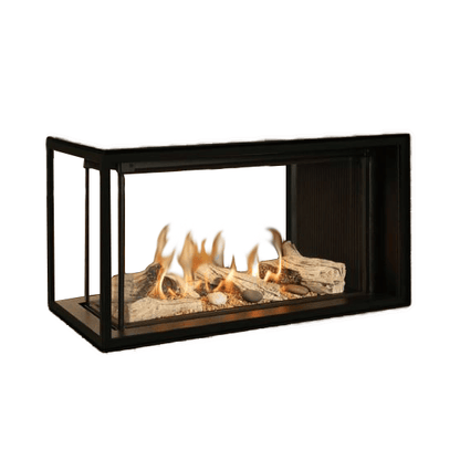 Valor Fireplaces > Gas Fireplaces > Direct Vent > Fireplace Valor LX1 Pier 3-Sided Gas Fireplace