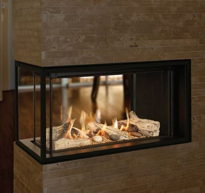 Valor Fireplaces > Gas Fireplaces > Direct Vent > Fireplace Valor LX1 Pier 3-Sided Gas Fireplace