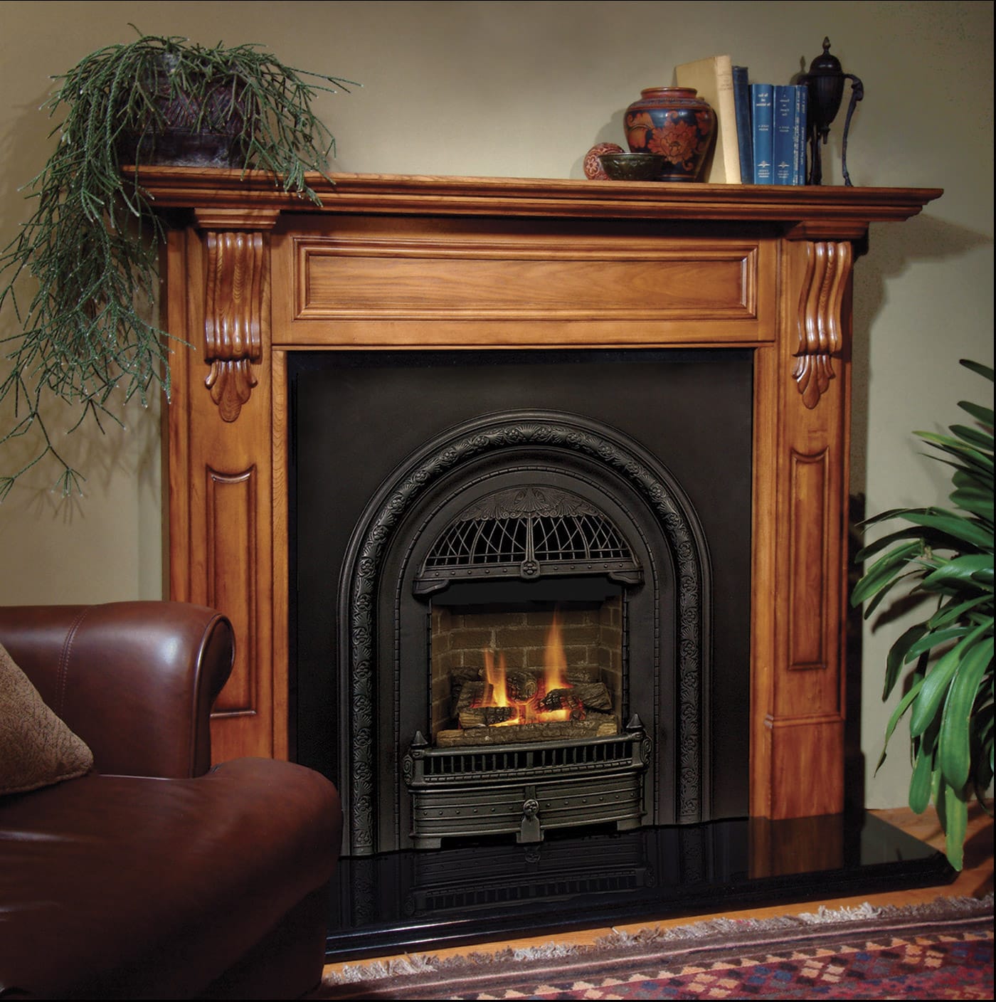 Valor Fireplaces > Gas Fireplaces > Direct Vent > Fireplace Valor Portrait Series - Zero-Clearance Gas Fireplace