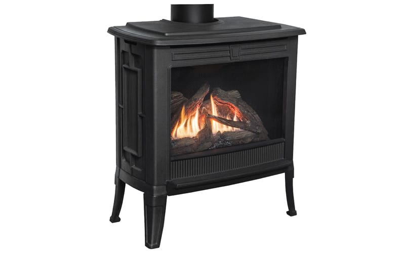 Valor Fireplaces > Gas Fireplaces > Direct Vent > Freestanding Valor Madrona Traditional Freestanding Gas Fireplace