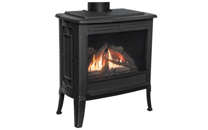 Valor Fireplaces > Gas Fireplaces > Direct Vent > Freestanding Valor Madrona Traditional Freestanding Gas Fireplace