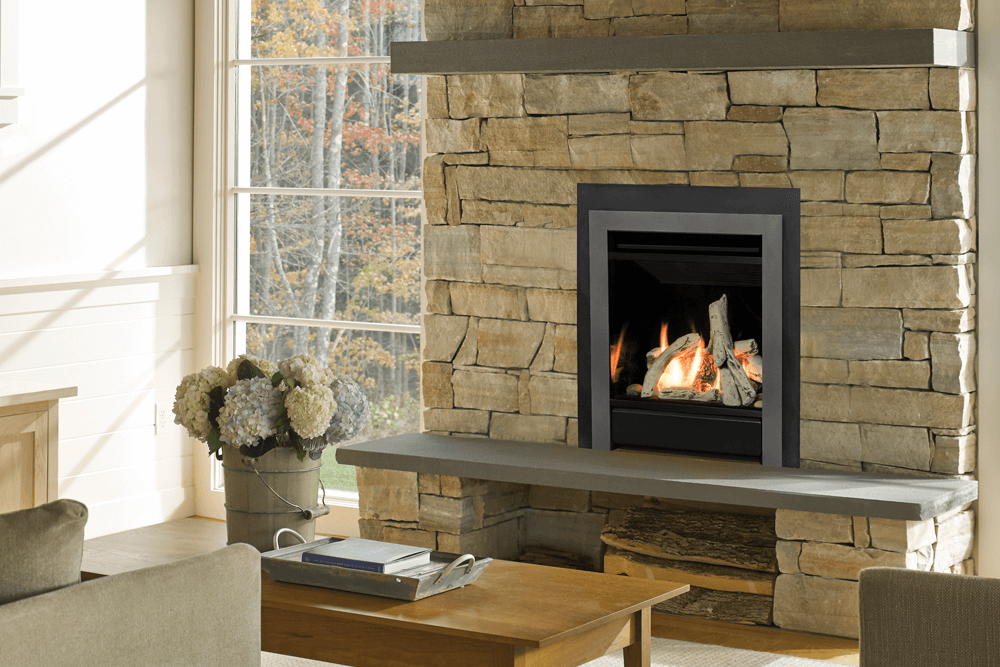 Valor Fireplaces > Gas Fireplaces > Direct Vent > Insert Valor Portrait Series Gas Insert Fireplace