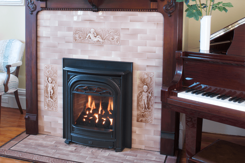 Valor Fireplaces > Gas Fireplaces > Direct Vent > Insert Valor Portrait Series Gas Insert Fireplace