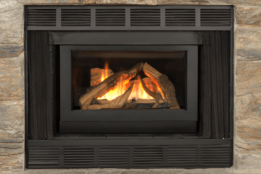 Valor Fireplaces > Gas Fireplaces > Direct Vent > Insert Valor RetroFire Gas Insert Fireplace