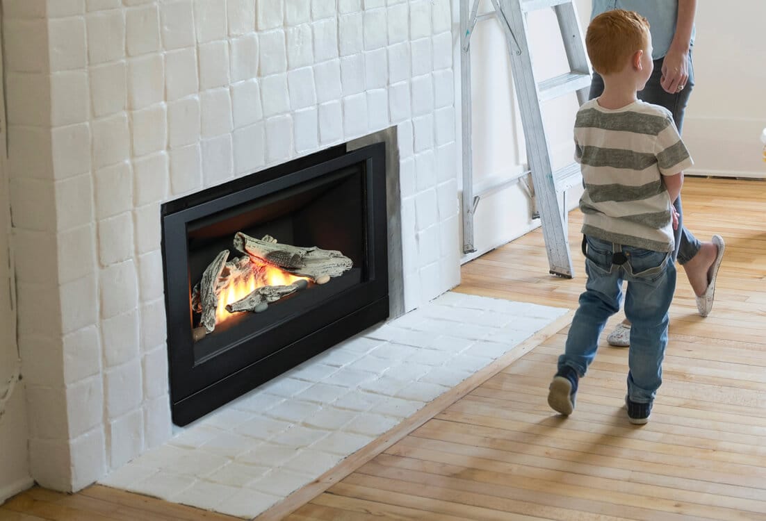 Valor Fireplaces > Gas Fireplaces > Direct Vent > Insert Valor RetroFire Gas Insert Fireplace
