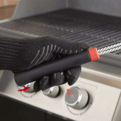 Weber Barbecue Accessories > Cleanup & Maintenance > Brushes & Scrapers Weber Grill Brush - 18" Three-Sided