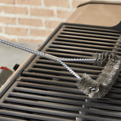 Weber Barbecue Accessories > Cleanup & Maintenance > Brushes & Scrapers Weber Grill Brush - 18" Three-Sided