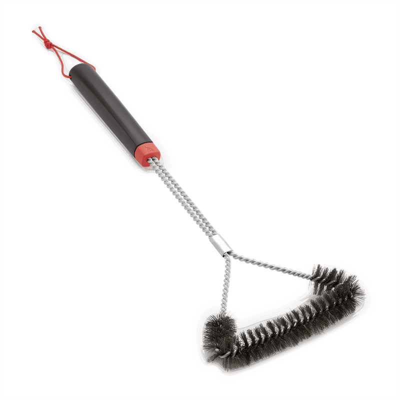 Weber Barbecue Accessories > Cleanup & Maintenance > Brushes & Scrapers Weber Grill Brush - 18" Three-Sided