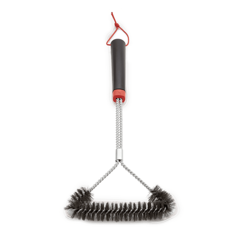 Weber Barbecue Accessories > Cleanup & Maintenance > Brushes & Scrapers Weber Grill Brush - 18" Three-Sided