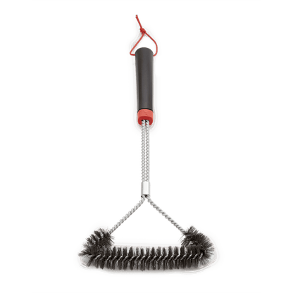 Weber Barbecue Accessories > Cleanup & Maintenance > Brushes & Scrapers Weber Grill Brush - 18" Three-Sided