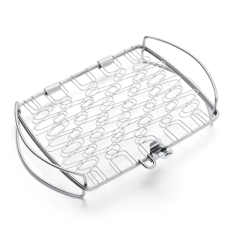 Weber Barbecue Accessories > Tools and Gadgets > Grill Toppers > Grill Baskets Weber Stainless Steel Fish Basket - Large