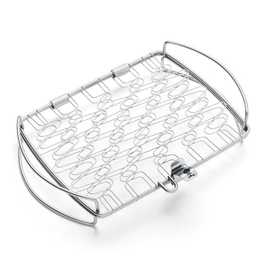 Weber Barbecue Accessories > Tools and Gadgets > Grill Toppers > Grill Baskets Weber Stainless Steel Fish Basket - Large