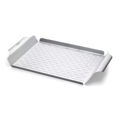 Weber Barbecue Accessories > Tools and Gadgets > Grill Toppers > Grill Baskets Weber Stainless Steel Grilling Tray