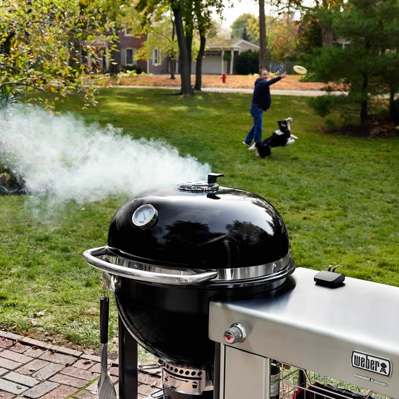 Weber Outdoor Cooking > Charcoal Grills Weber Summit Kamado S6 Charcoal Grill Center