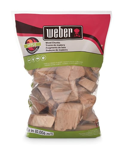 Weber Wood & Charcoal > Wood > Chunks Weber Wood Chunks - Apple
