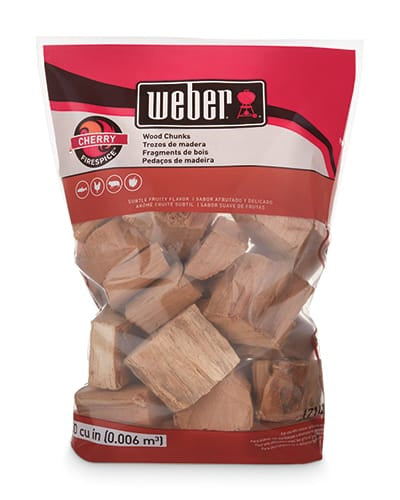 Weber Wood & Charcoal > Wood > Chunks Weber Wood Chunks - Cherry