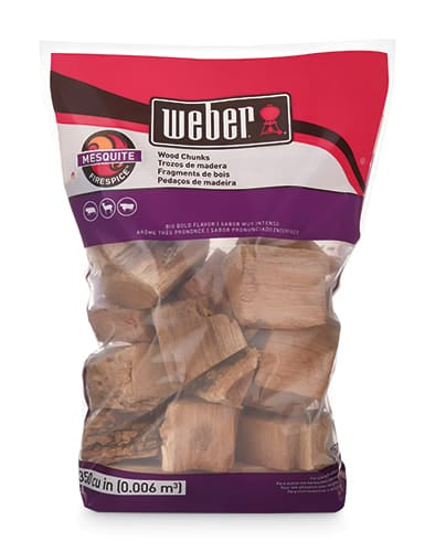 Weber Wood & Charcoal > Wood > Chunks Weber Wood Chunks - Mesquite