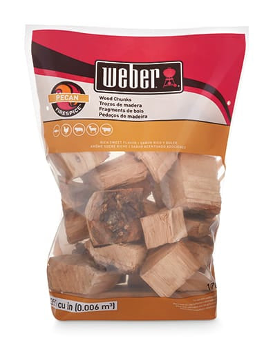 Weber Wood & Charcoal > Wood > Chunks Weber Wood Chunks - Pecan