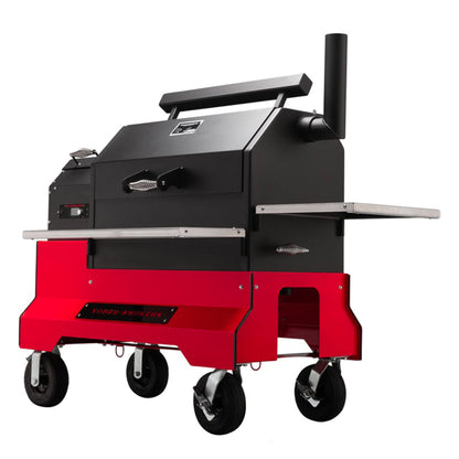 Yoder Outdoor Cooking > Smokers > Pellet Grills Yoder Smokers YS640S Competition Cart Pellet Grill and Red Cart