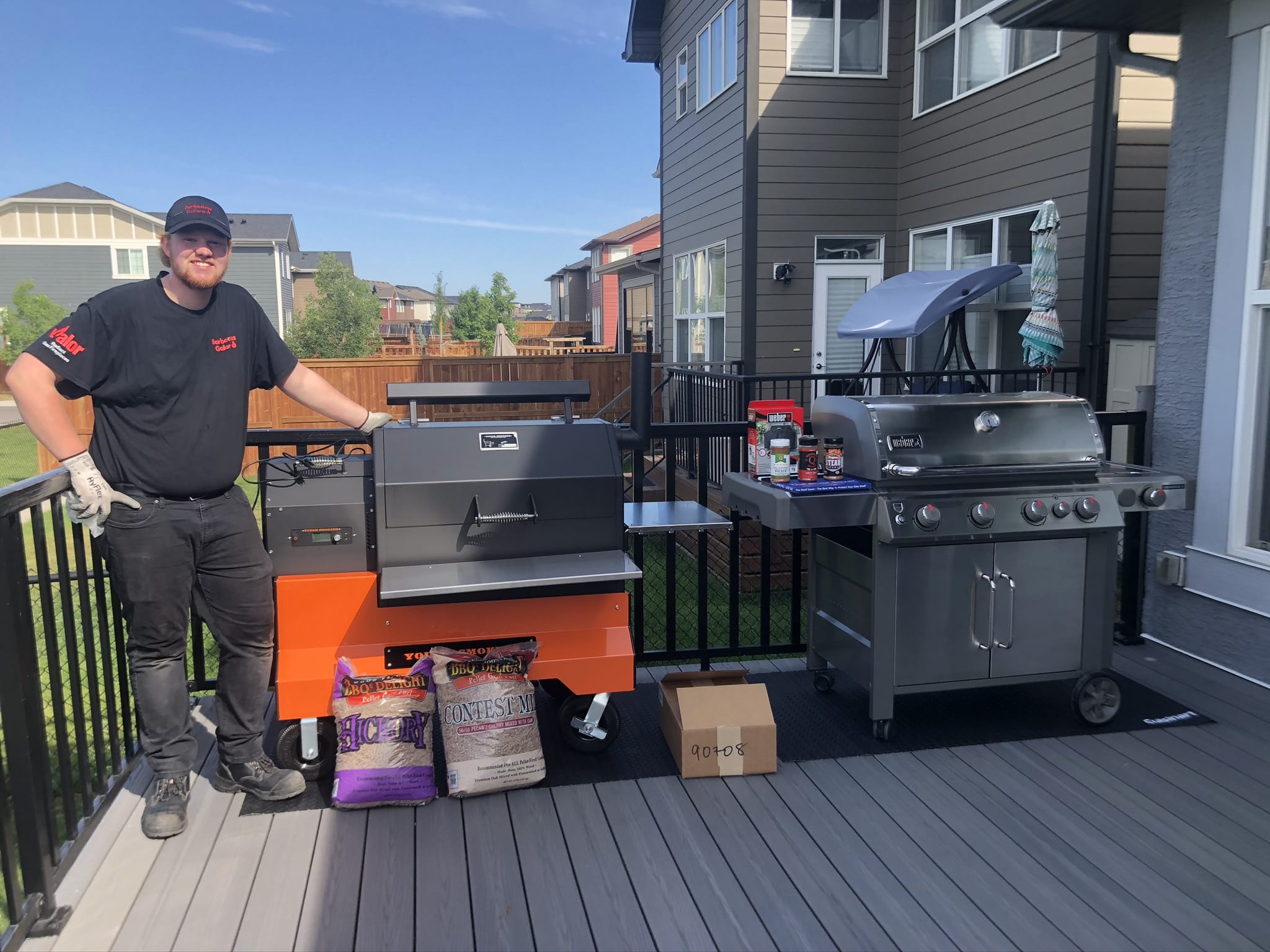 Yoder Smokers YS640S Competition Pellet Grill and Cart – Barbecues