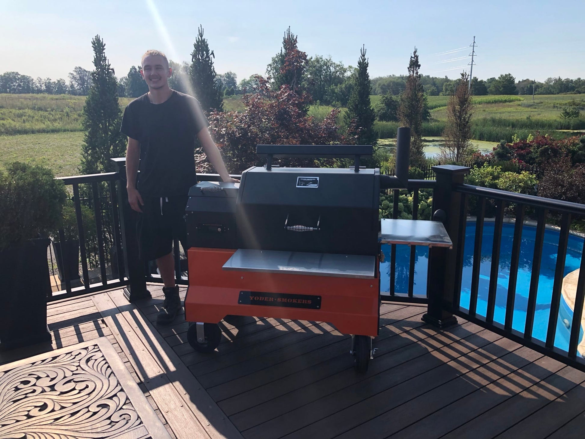 Yoder Outdoor Cooking > Smokers > Pellet Grills Yoder Smokers YS640S Competition Pellet Grill and Cart