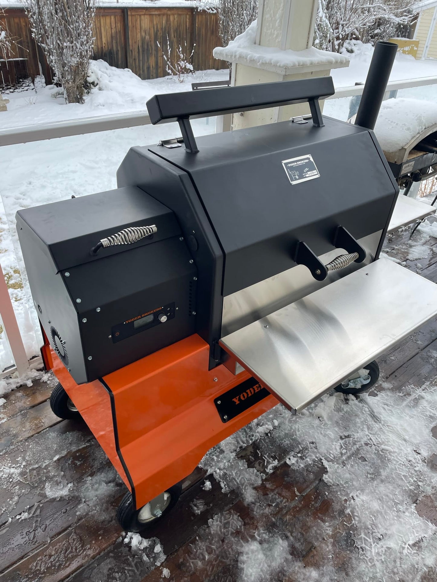 Yoder Outdoor Cooking > Smokers > Pellet Grills Yoder Smokers YS640S Competition Pellet Grill and Cart